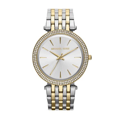 michael kors uhr silber gold damen|Michael Kors silver designer watches.